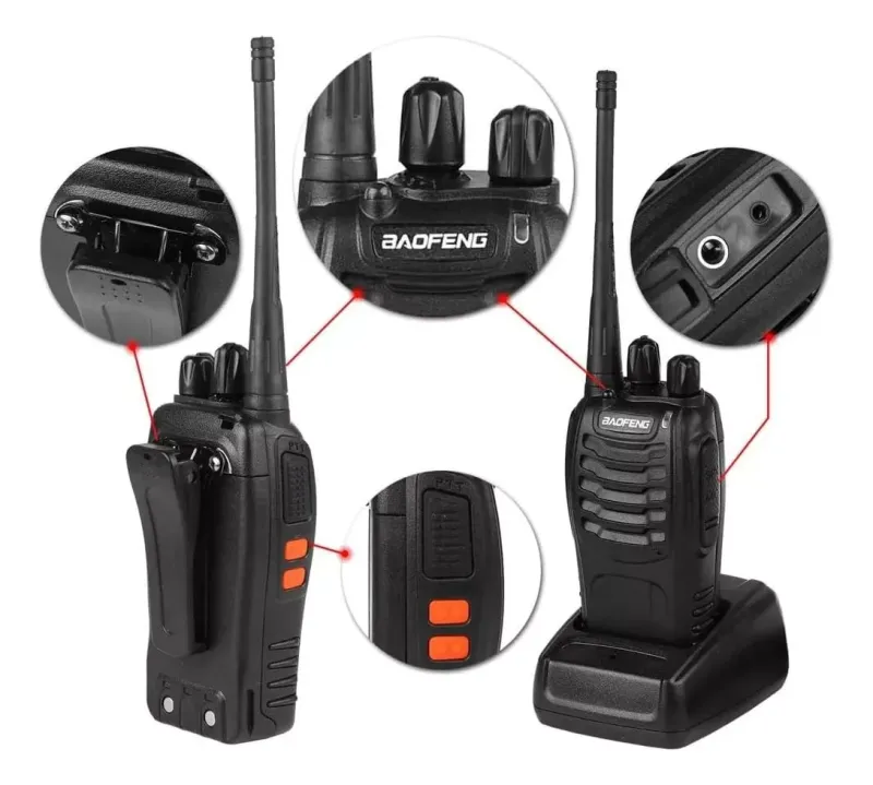 Comprar Radios Walkie Talkie Baofeng Bf888s en Electroshopy - Ángulo 3